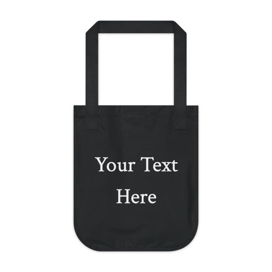 Organic Canvas Tote Bag