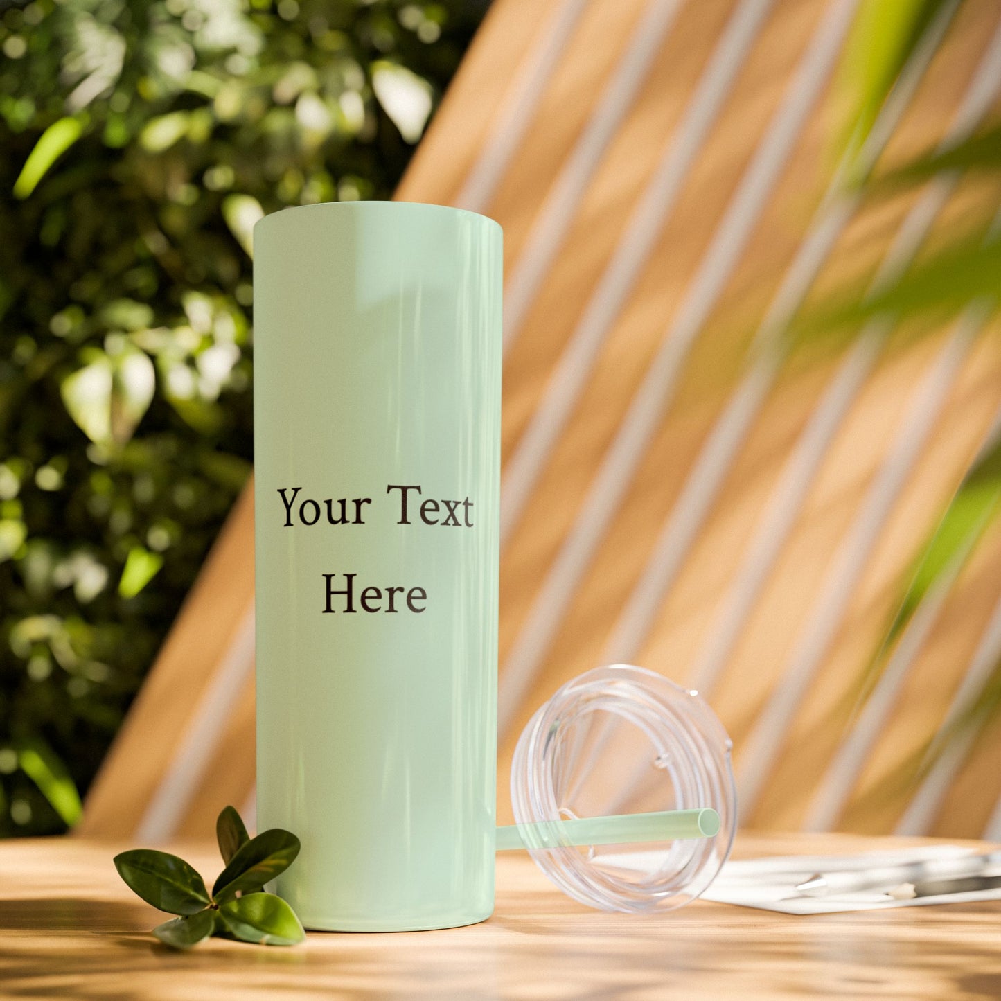 Skinny Tumbler with Straw