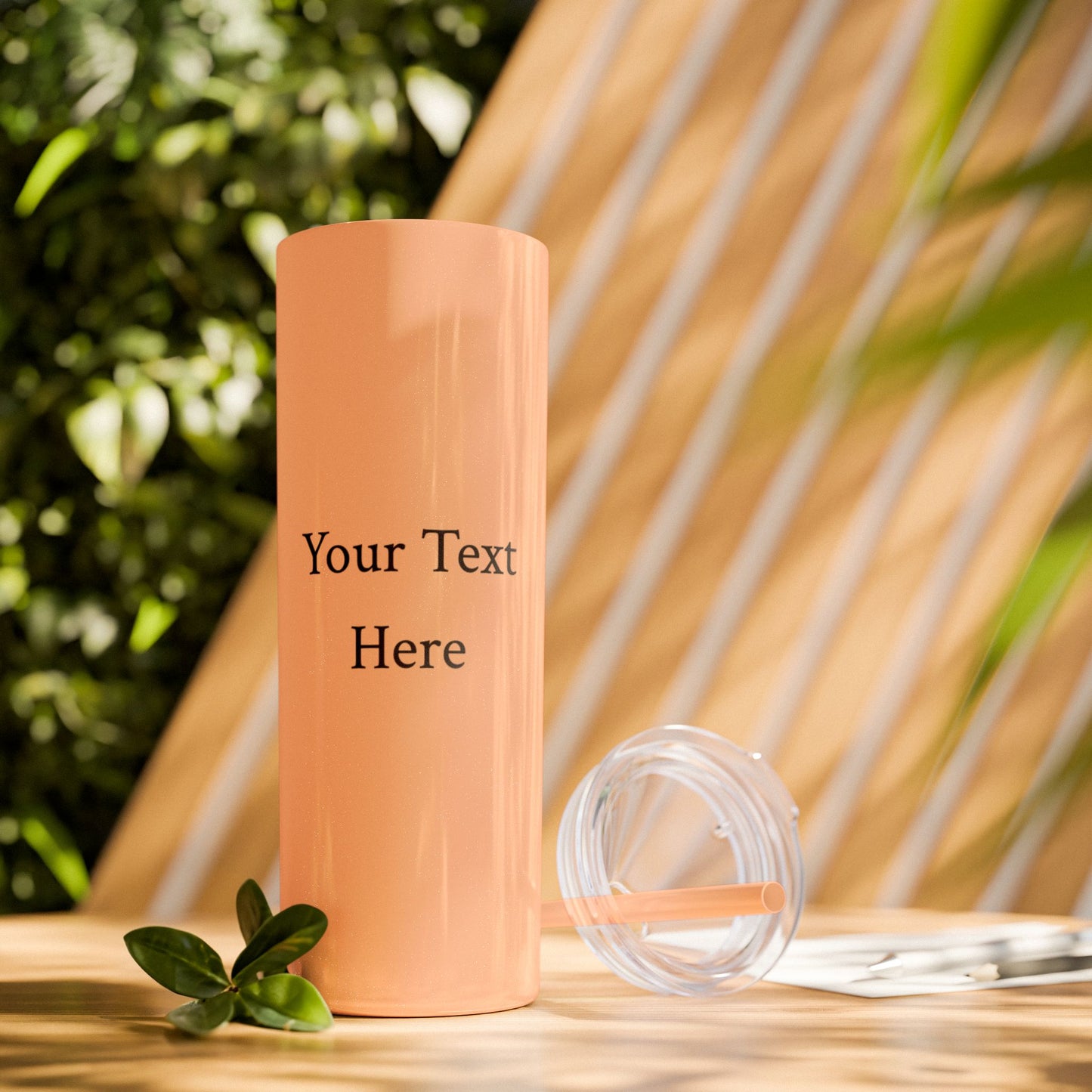 Skinny Tumbler with Straw