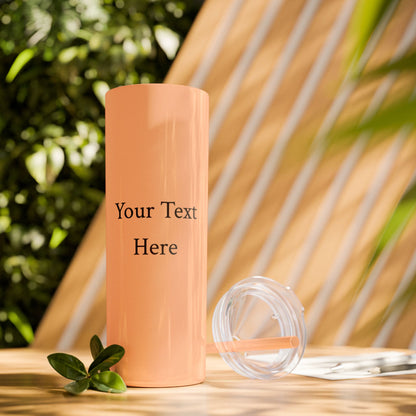 Skinny Tumbler with Straw