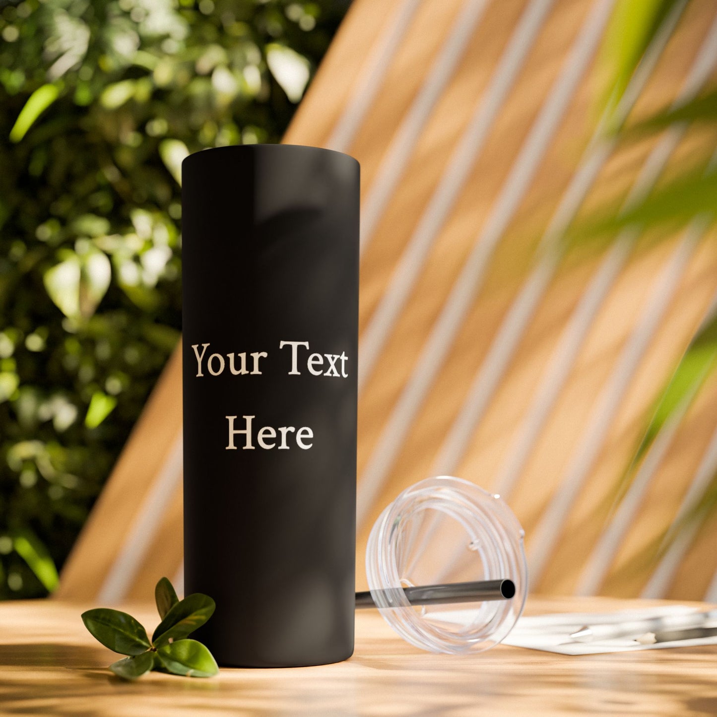Skinny Tumbler with Straw
