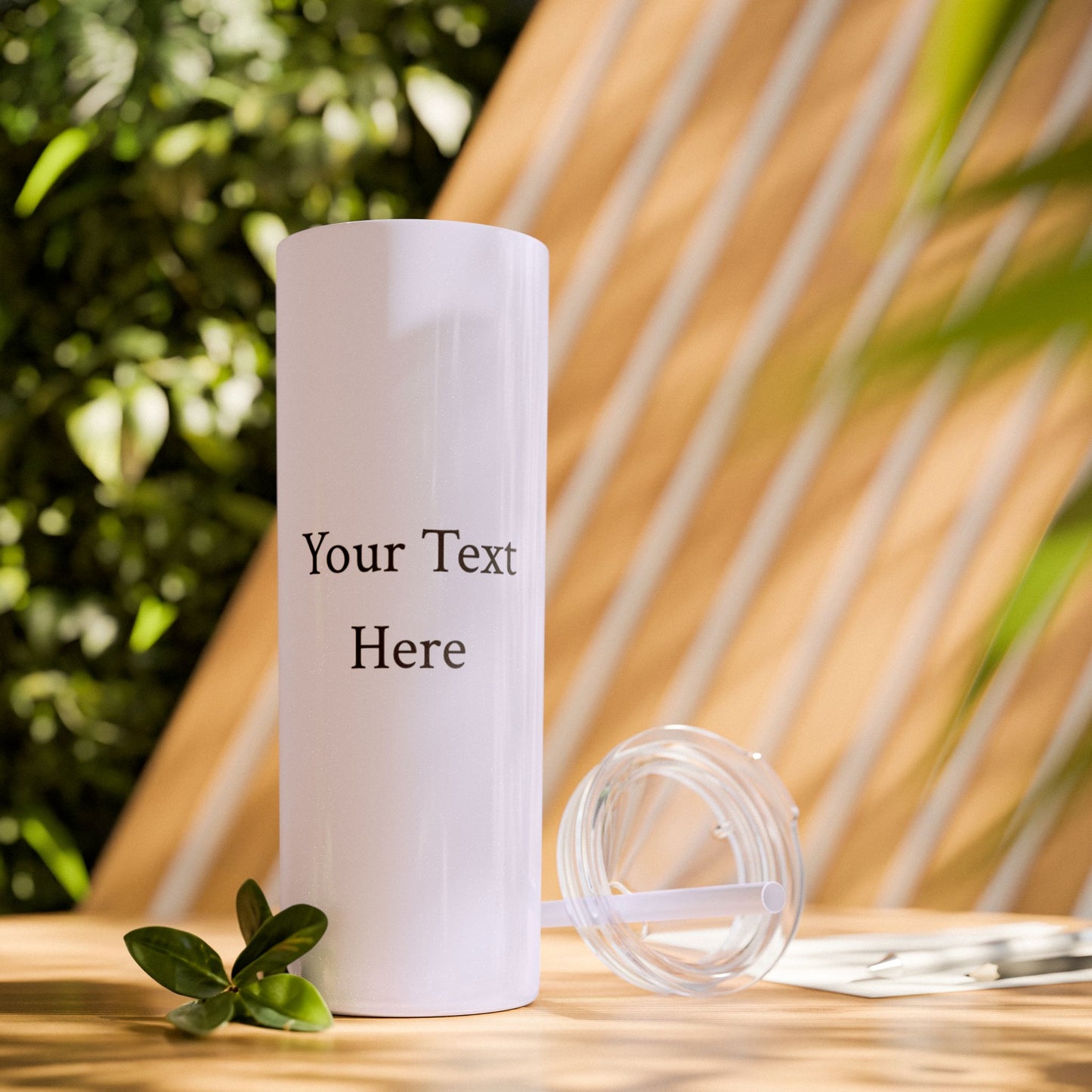 Skinny Tumbler with Straw